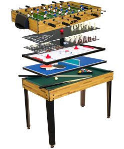 PIŁKARZYKI STÓŁ DO MULTI GIER 9W1 121x61x80CM