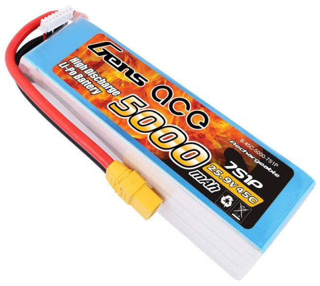 Akumulator Gens Ace 5000mAh 25.9V 45C 7S1P XT90 - obrazek 3