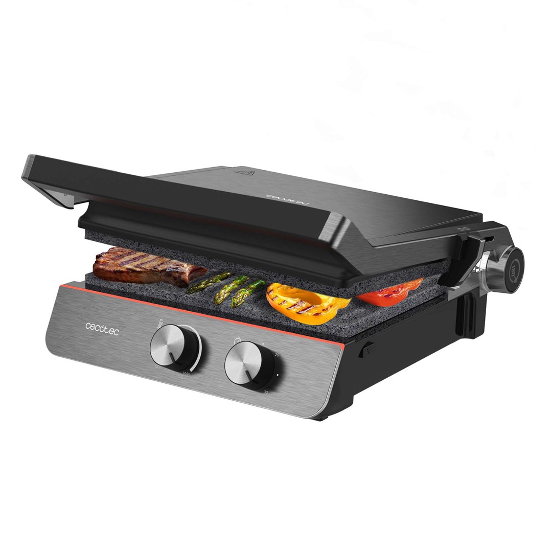 Grill elektryczny Cecotec Rock'nGrill Blaze Neon