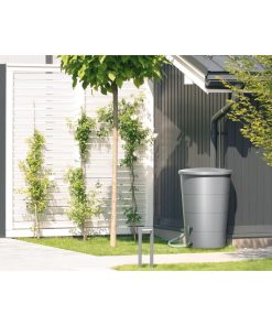 ZBIORNIK POJEMNIK NA WODĘ DESZCZÓWKĘ SMOOTH 210L ANTRACYT