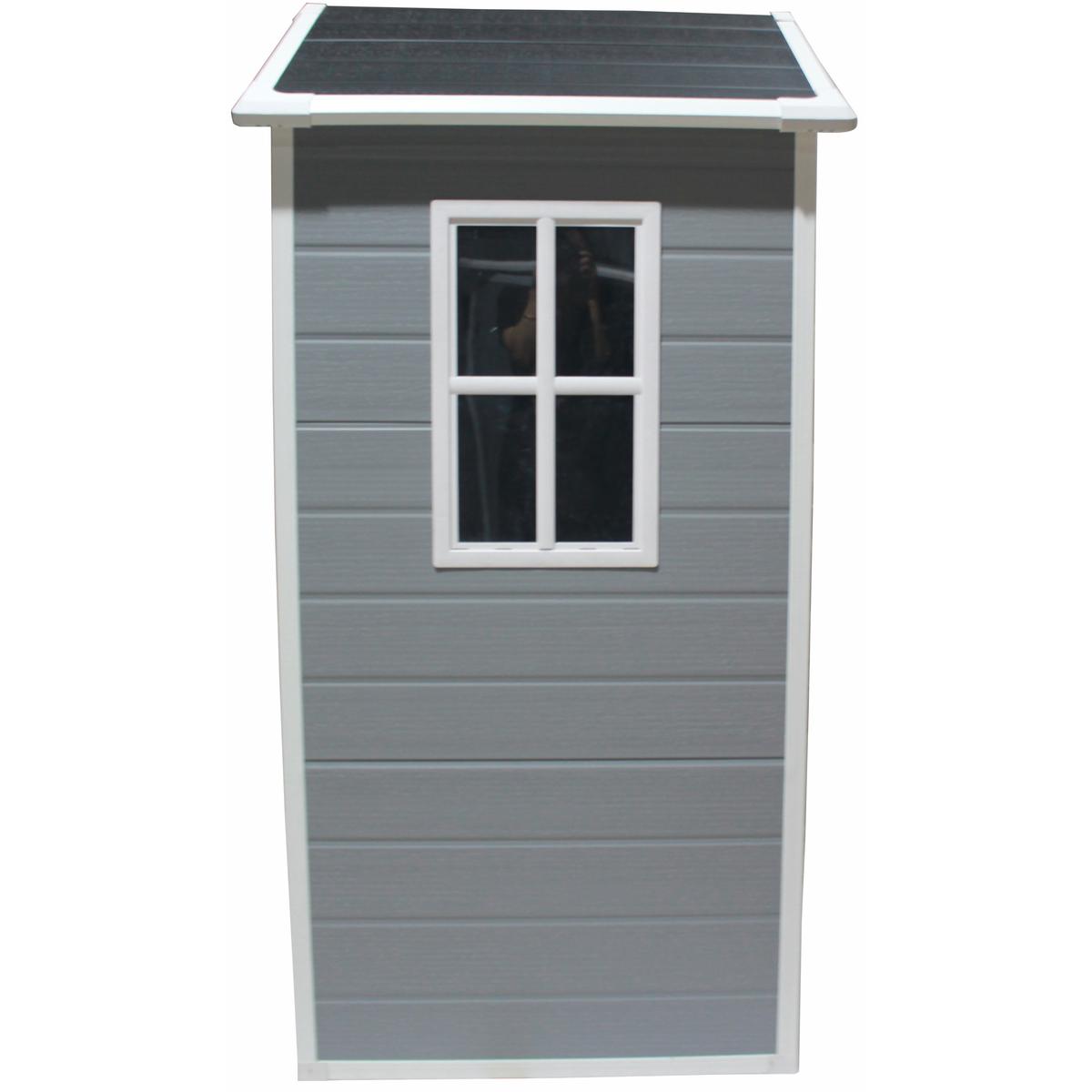 DOMEK OGRODOWY NARZĘDZIOWY PVC 133,5x103x202CM - obrazek 3