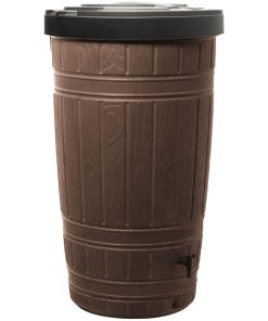 ZBIORNIK POJEMNIK NA DESZCZÓWKĘ BECZKA WOODCAN 265L BRĄZ