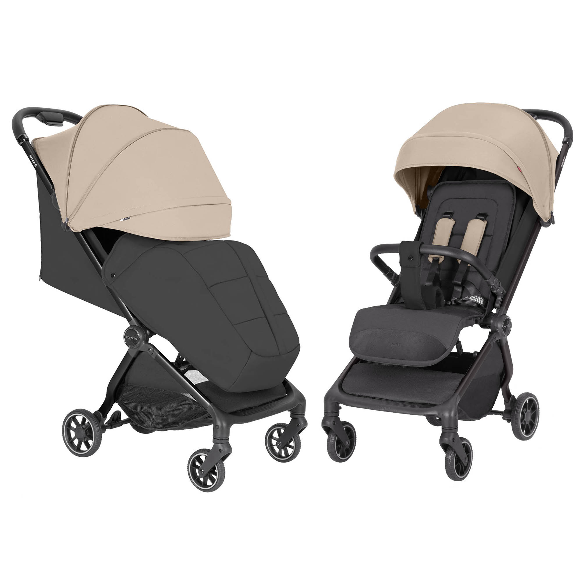 Wózek dla dziecka CARRELLO Atom S CRL-5526 Ceramic Beige - obrazek 3