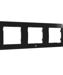 Ramka do włączników Shelly potrójna (czarna)
