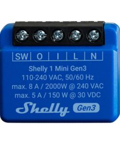 Sterownik Shelly 1 Mini Gen3 WiFi/Bluetooth