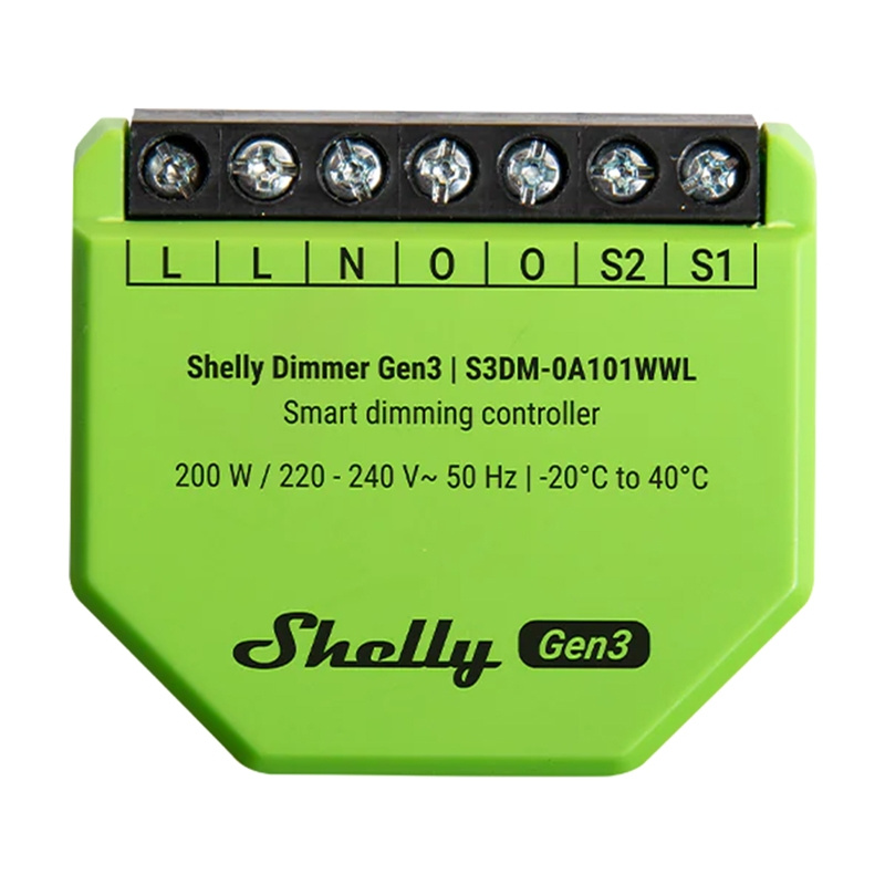 Ściemniacz światła WiFi Shelly Dimmer Gen3