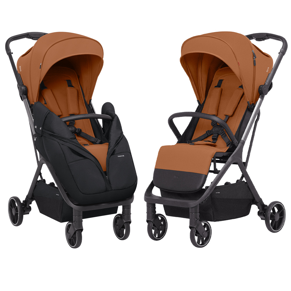 Wózek dla dziecka CARRELLO Nova CRL-5521 Tangelo Orange - obrazek 2