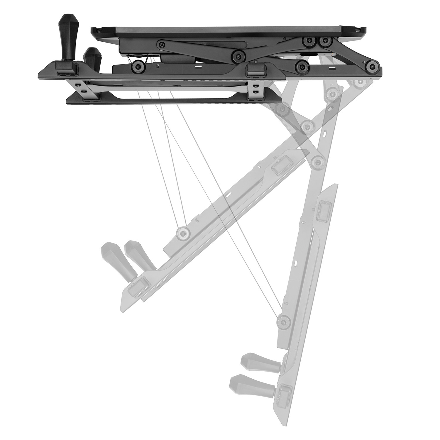 Uchwyt TV Elektryczny Sufitowy 32-70" 35kg 600x400 pochyłe ściany MC-880 - obrazek 5
