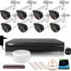 Zestaw monitoringu IP DAHUA 8x kamera IPC-HFW2849S-S-IL-0280B 8MPX