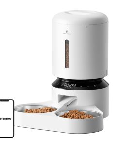 Dozownik karmy Petlibro Granary z podwójną misą 5L (biały)