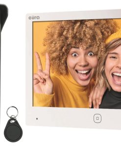 Wideodomofon EURA 2-żyłowy VDP-49A3-2TY biały Tuya