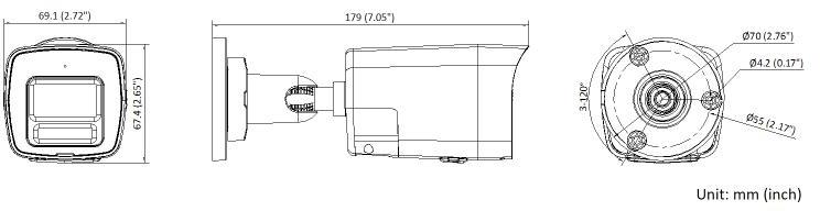 KAMERA IP HIKVISION DS-2CD1067G2H-LIUF/SL 2.8mm PL - obrazek 2