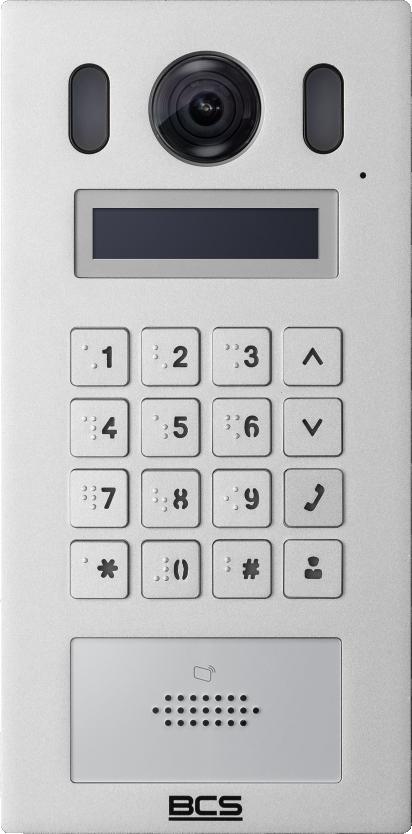 Panel zewnętrzny IP wielorodzinny z kamerą BCS-PAN9211S-S - obrazek 2