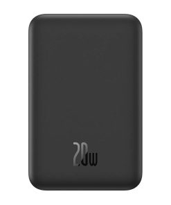 Magnetyczny mini powerbank Baseus 5000mAh, USB-C 20W (czarny)