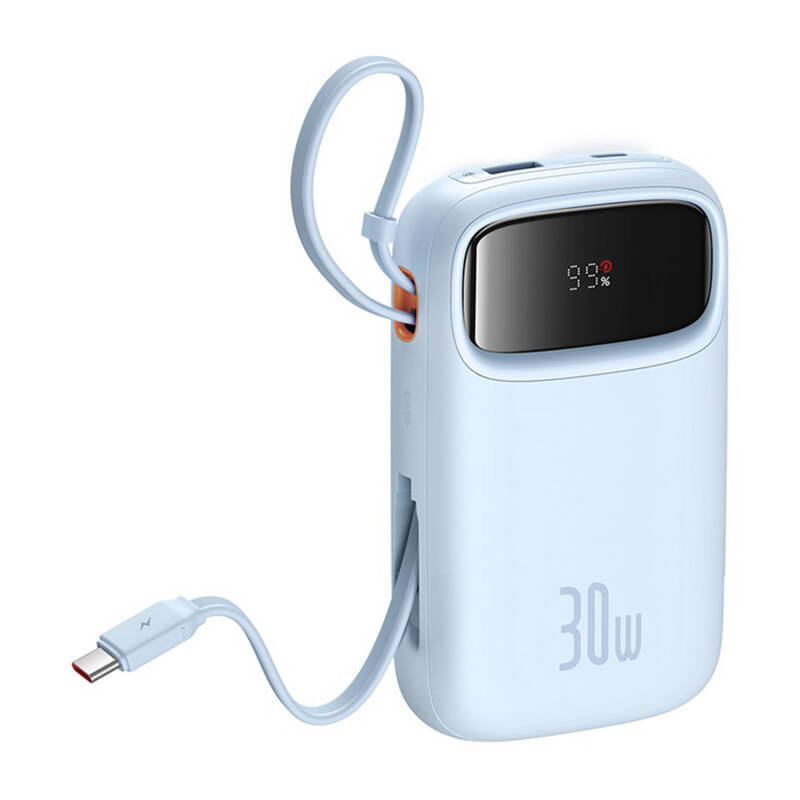Powerbank Baseus QPow 2 10000mAh 30W 2xUSB-C (niebieski) - obrazek 4