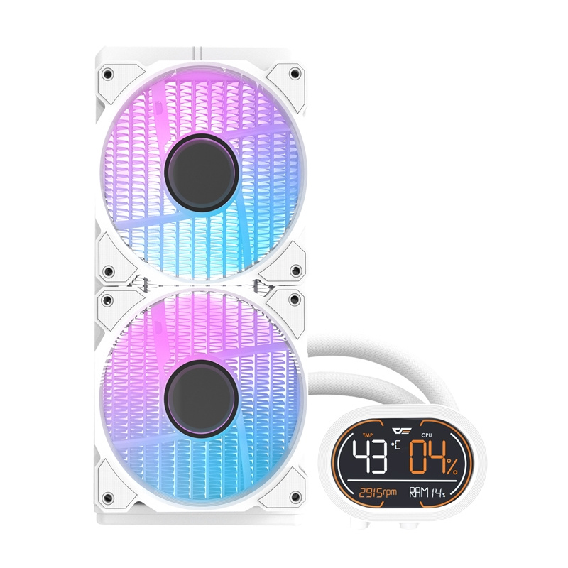 Chłodzenie wodne do procesora Darkflash DH240D (biały) - obrazek 3