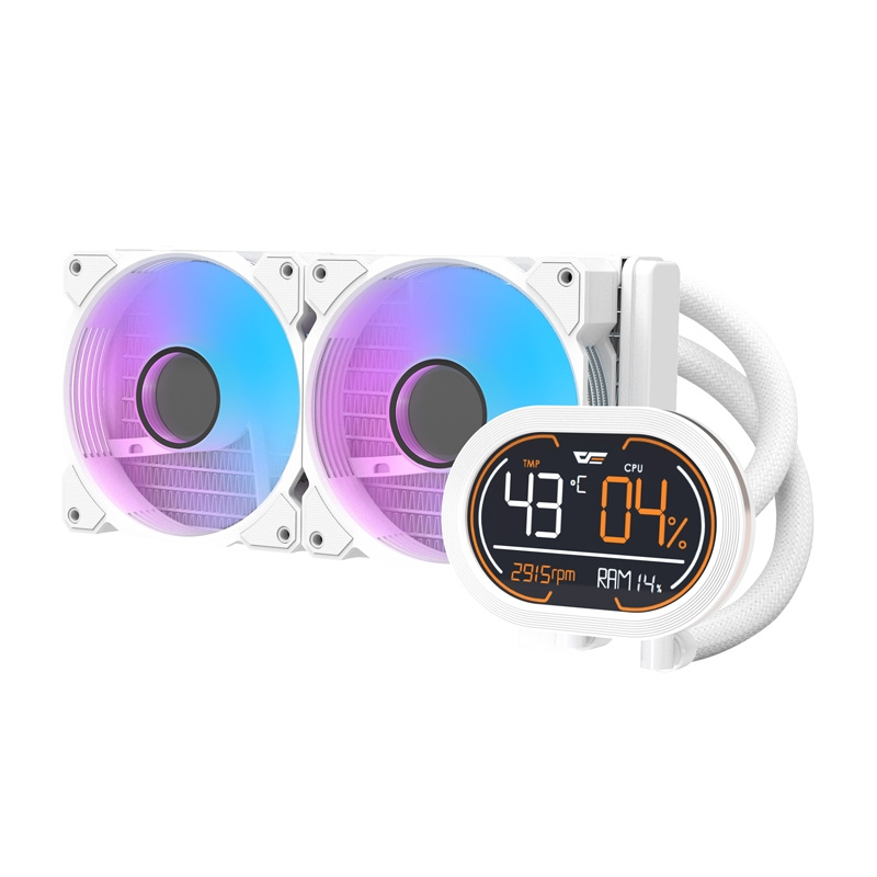 Chłodzenie wodne do procesora Darkflash DH240D (biały) - obrazek 2