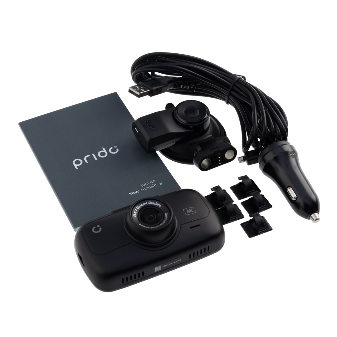Wideorejestrator samochodowy Prido i9 4K Wi-Fi GPS - obrazek 7