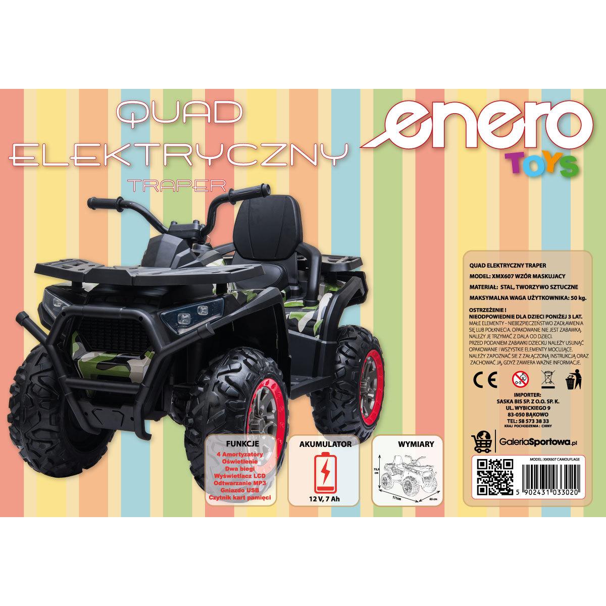QUAD AUTO NA AKUMULATOR TRAPER MILITARY 1033020 - obrazek 12
