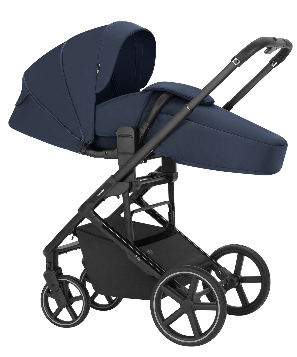 Wózek dzieciecy 2w1 CARRELLO Alfa CRL-6522 Denim Blue - obrazek 2