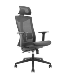 Fotel biurowy ergonomiczny premium z wysokim oparciem Ergo Office,  max 150kg, ER-414