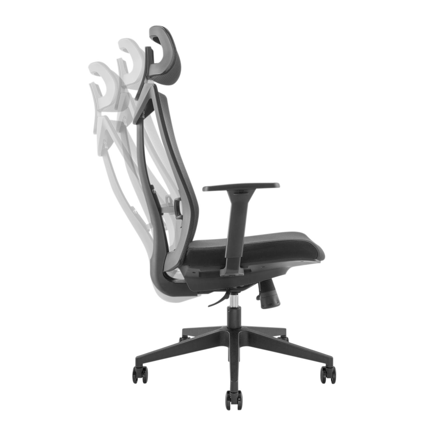 Fotel biurowy ergonomiczny premium z wysokim oparciem Ergo Office, max 150kg, ER-414 - obrazek 4